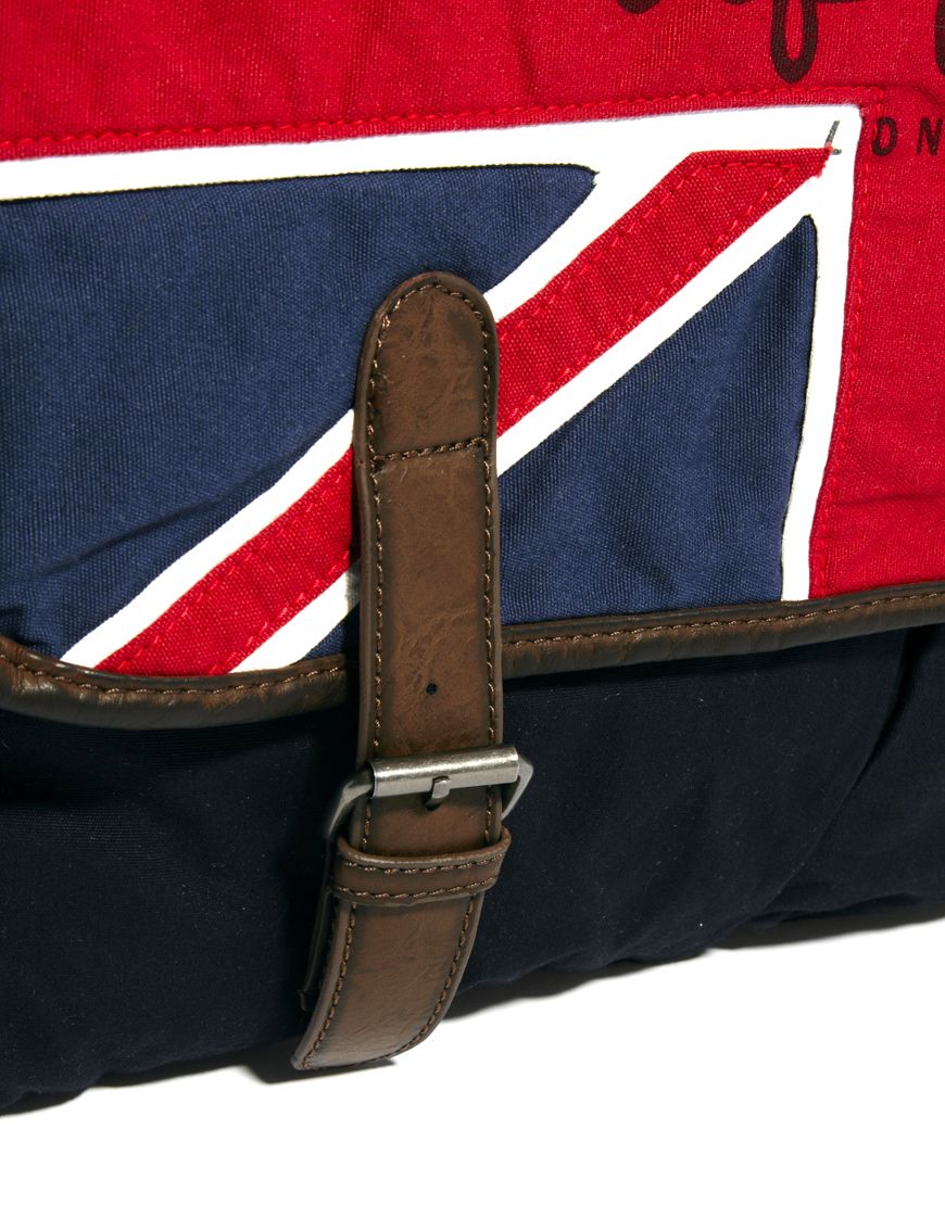 Pepe jeans Messenger Bag in Blue for Men Lyst