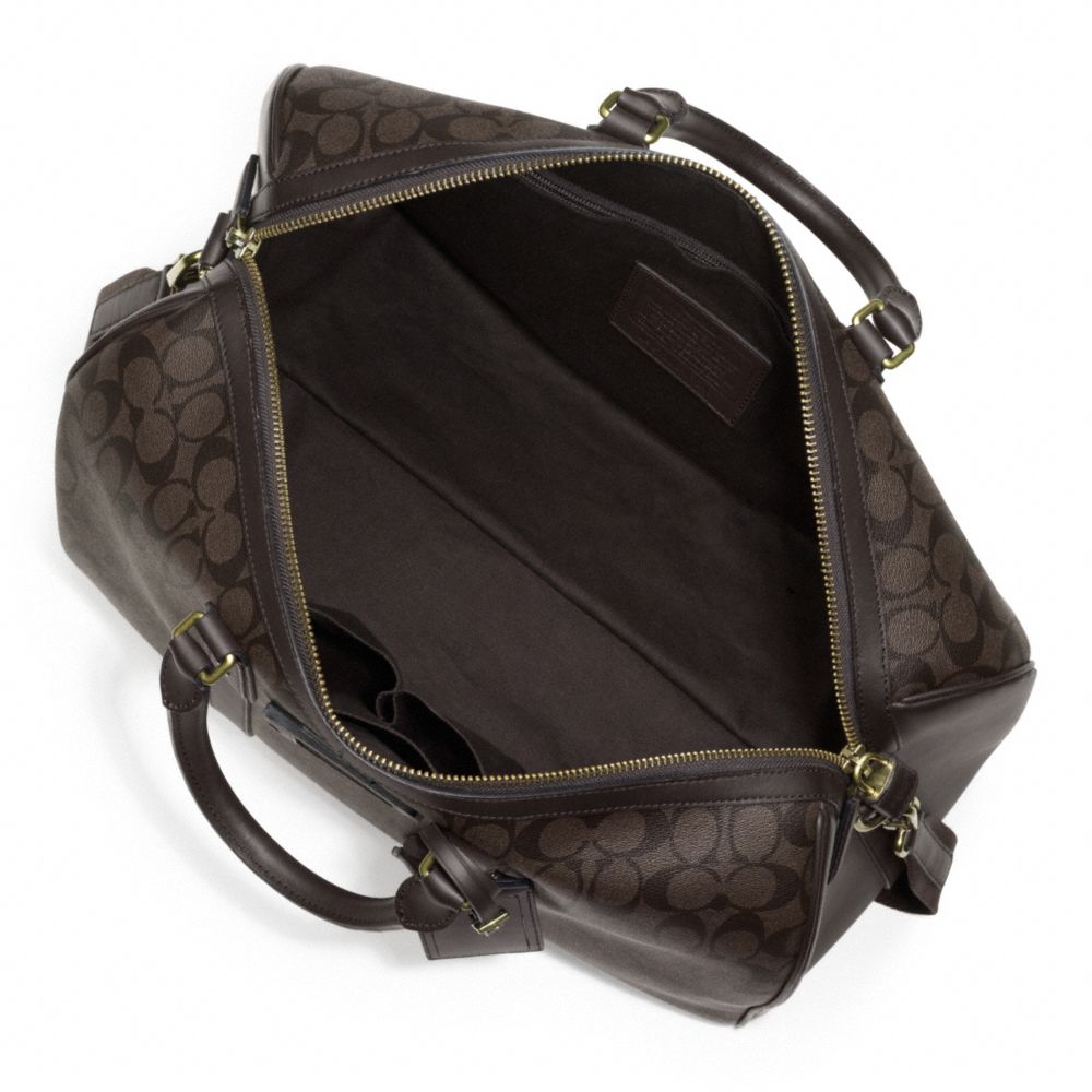 Lyst Coach Bleecker Monogram Duffle In Signature Coated Canvas in