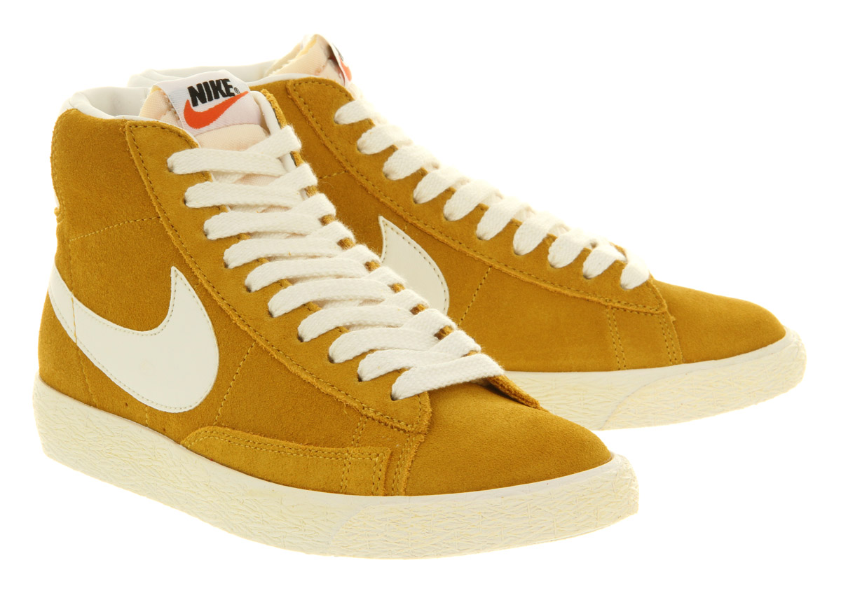 nike yellow blazers