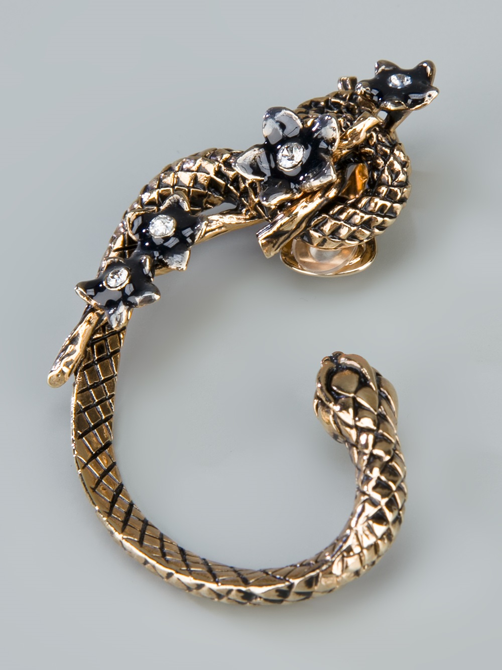 Lyst - Roberto Cavalli Snake Earrings