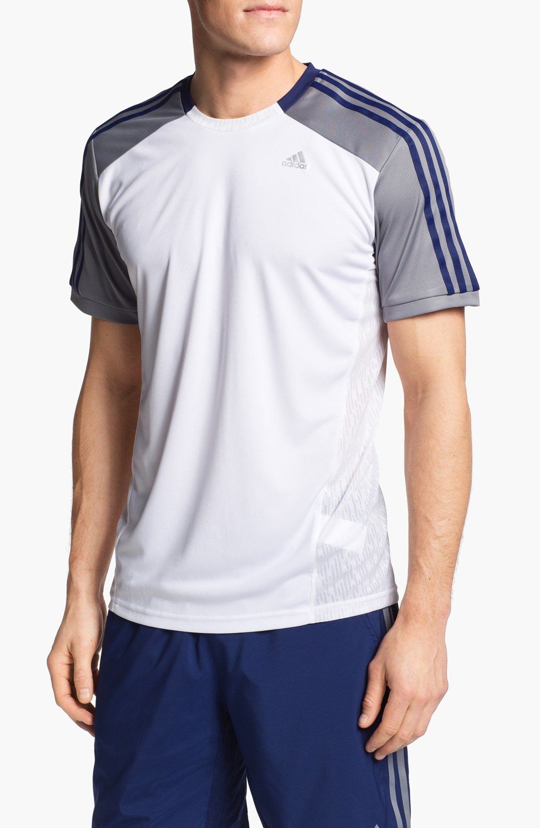 Adidas 365 Core Climacool T-Shirt in White for Men (White/ Tech Grey ...