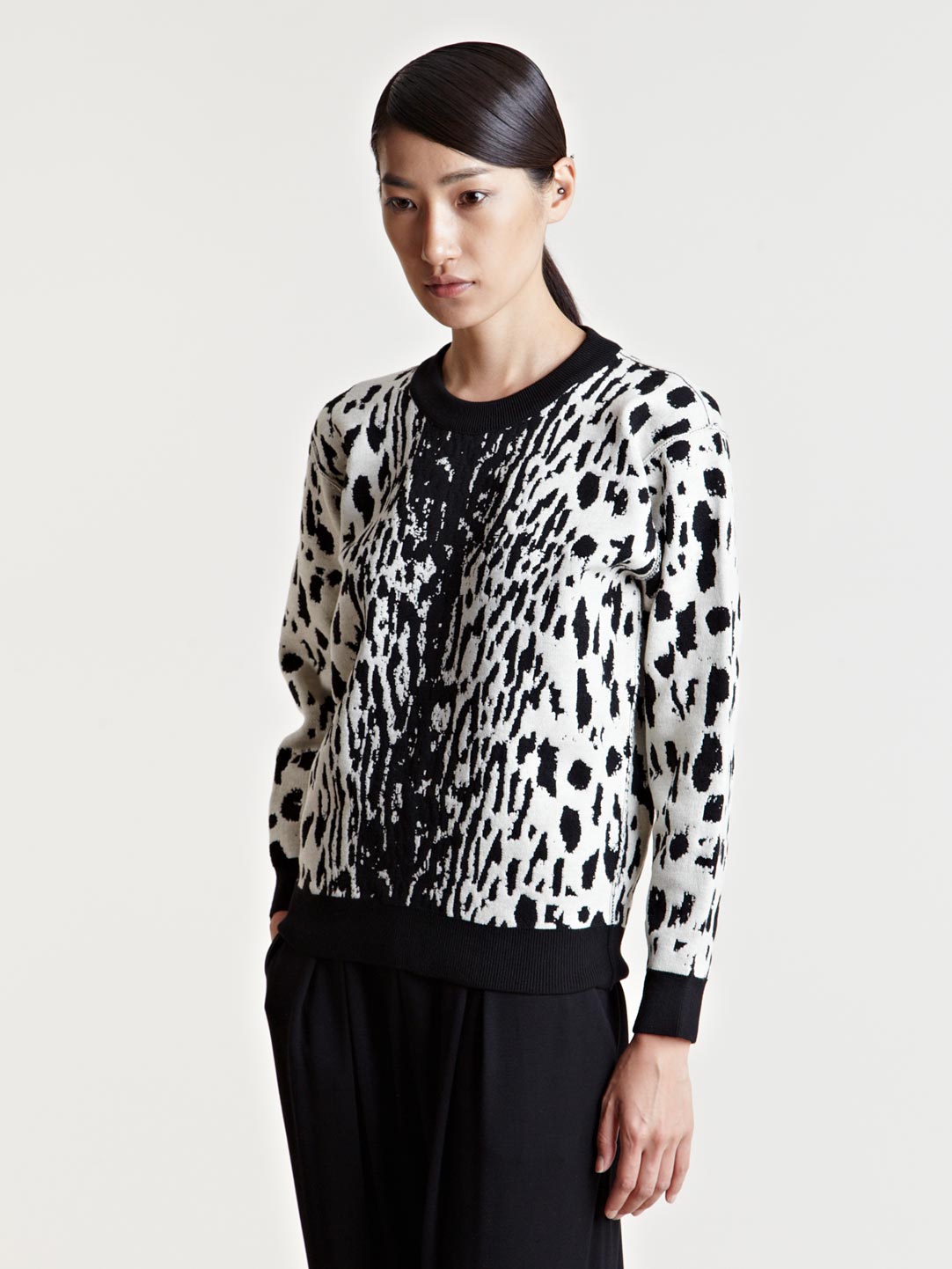 leopard print sweater women's