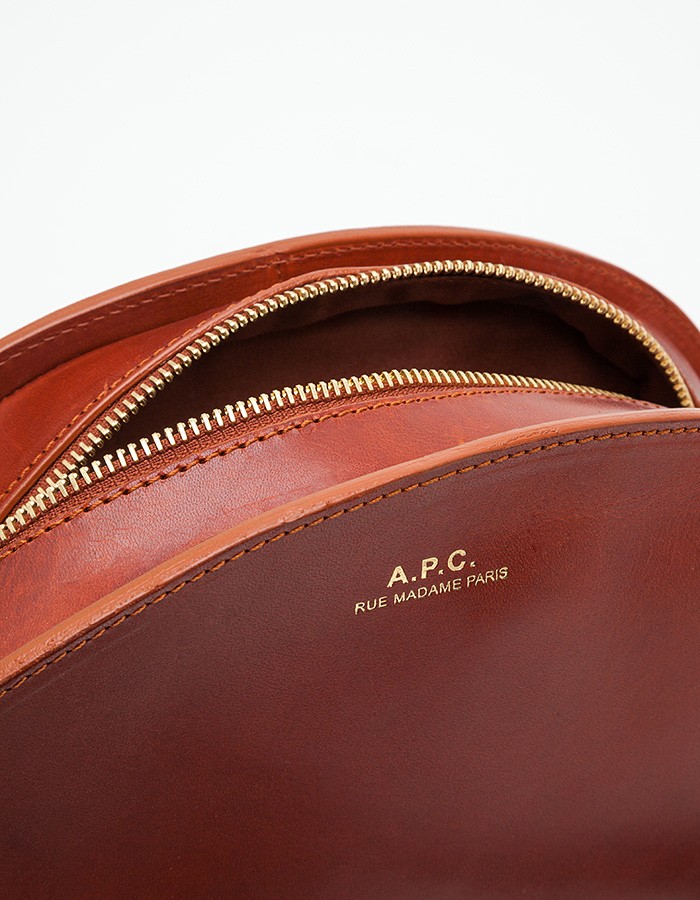 A.P.C. Half Moon Bag in Brick (Red) Lyst