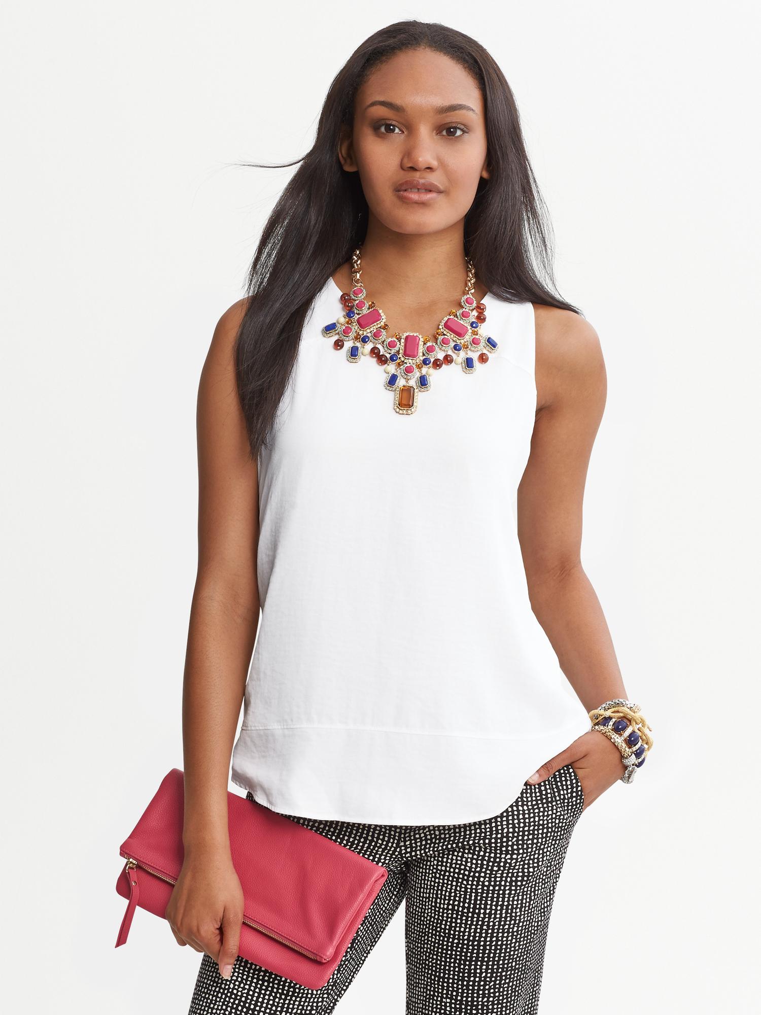 Lyst Banana Republic Erin Top in White