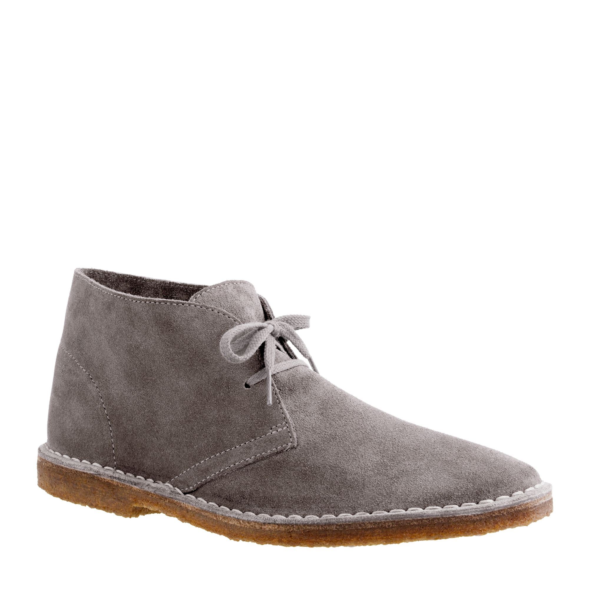 J.crew Classic Macalister Boots In Suede in Gray for Men (anchor grey ...