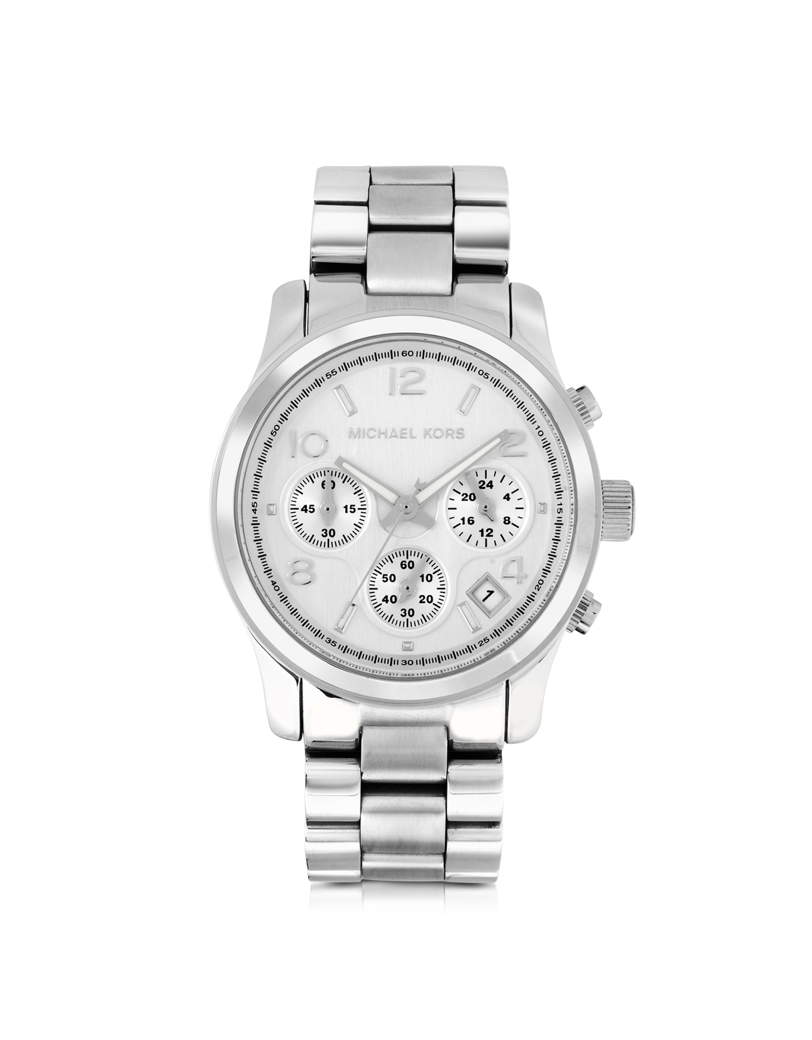 Michael kors Runway Stainless Steel Women'S Chronograph Watch in Gray | Lyst