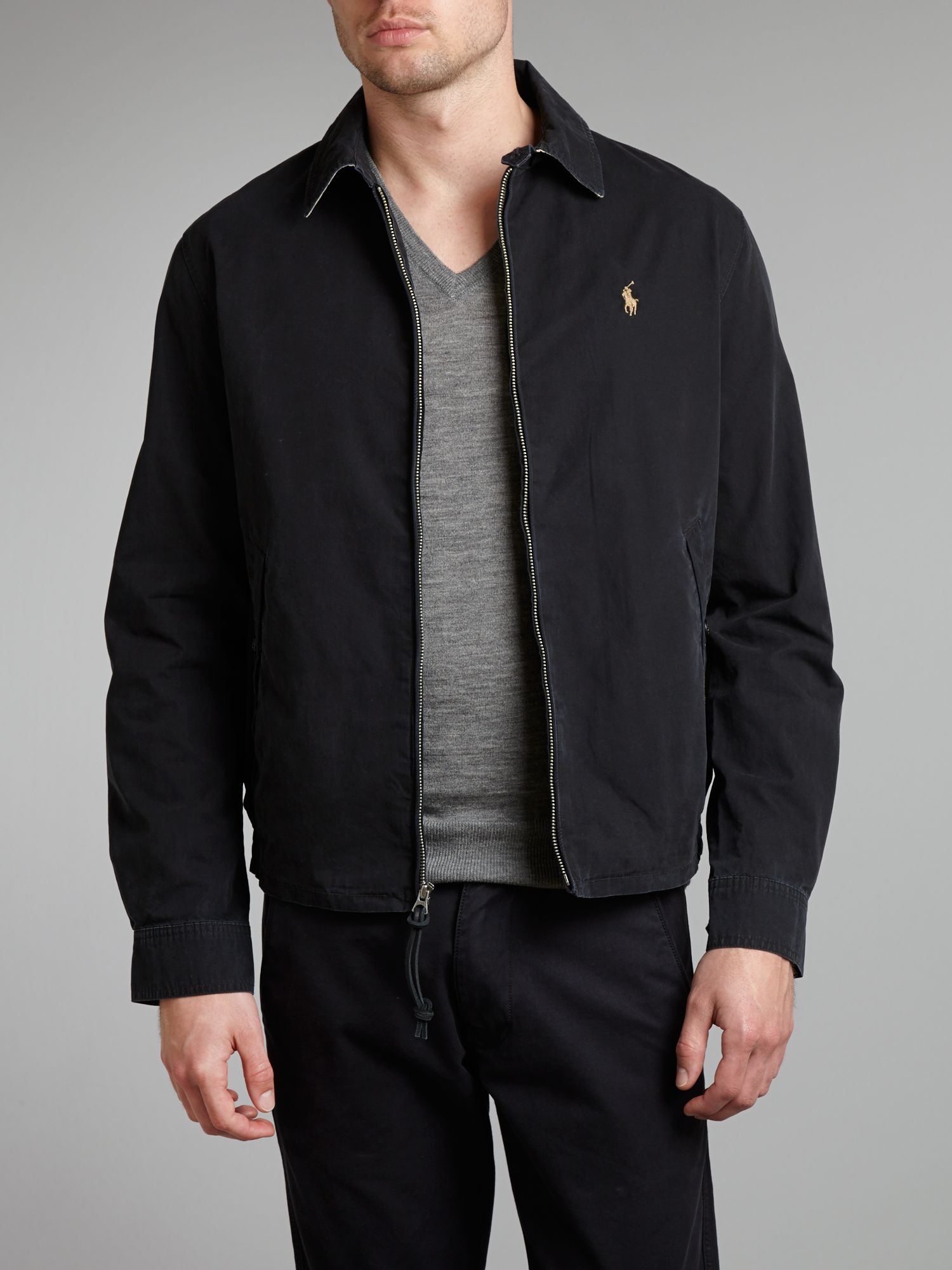 ralph lauren mens jacket black