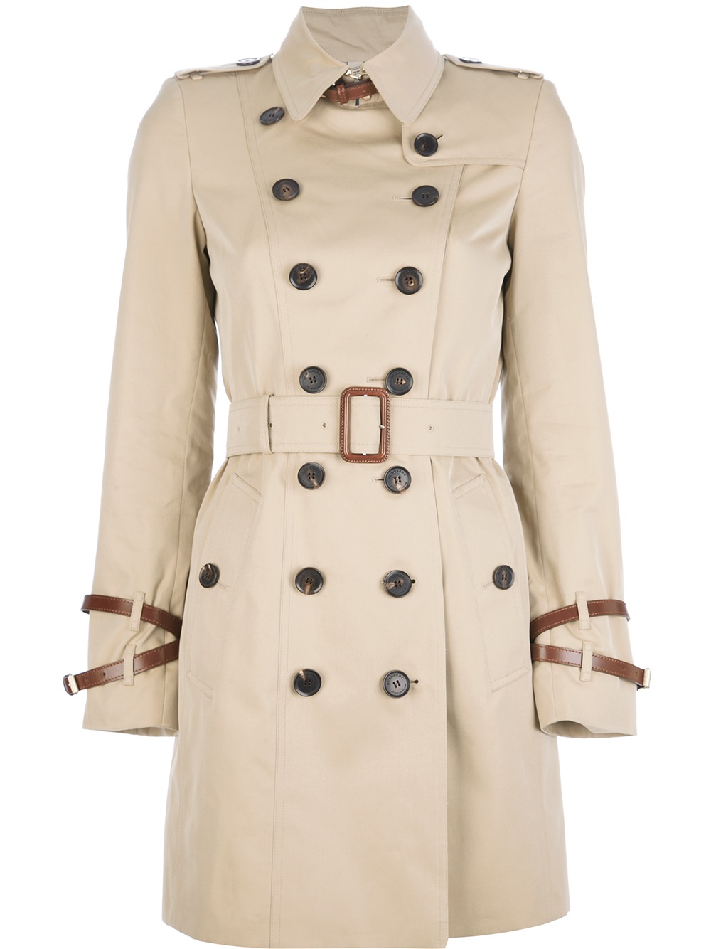 Lyst - Burberry Queens Borough Trench Coat in Natural
