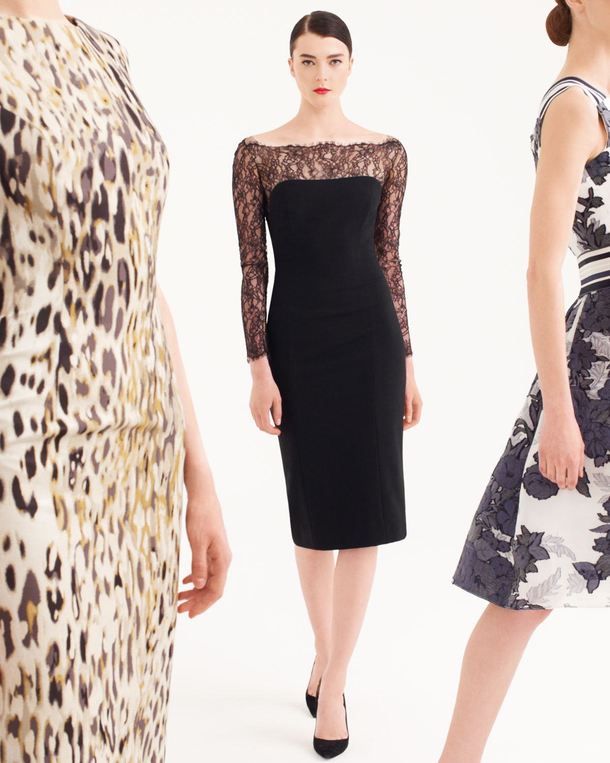 carolina herrera black gown