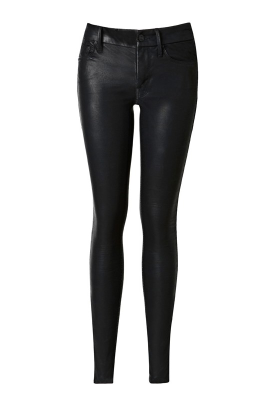 Mother Muse Faux Leather Pants in Black (Hot Ticket) | Lyst