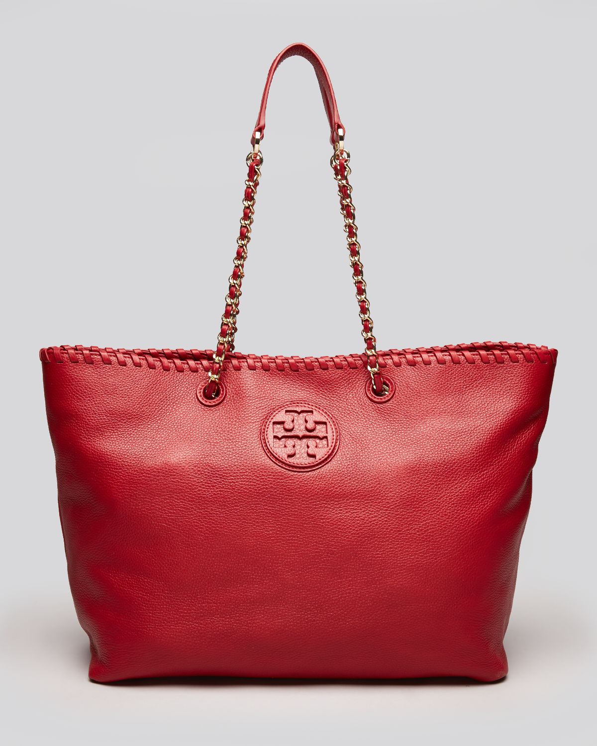 tory burch marion center zip tote