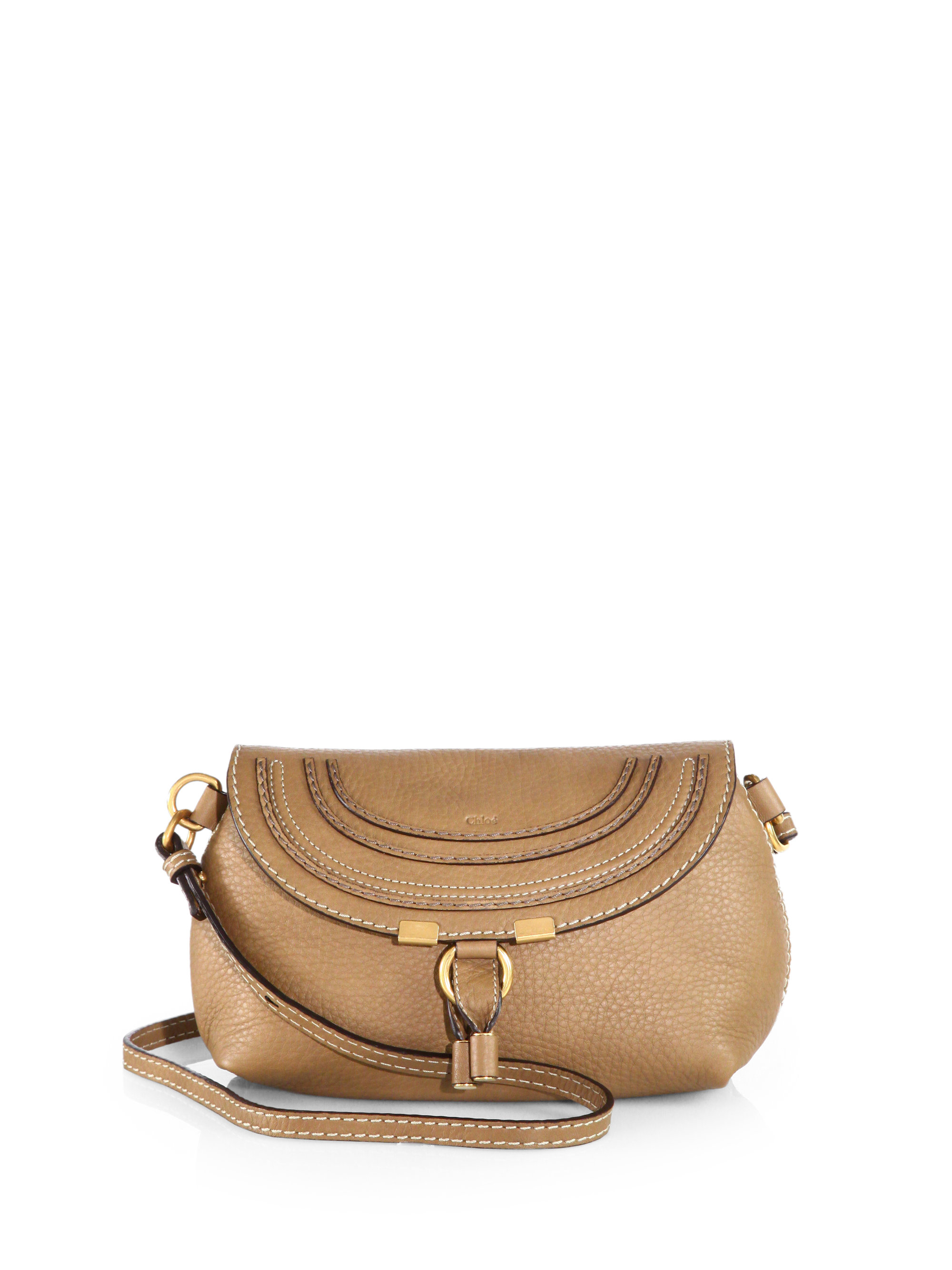 chloe mini marcie bag nut