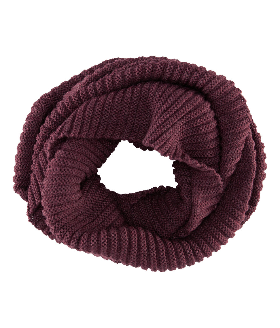 Lyst - H&M Tube Scarf in Purple for Men