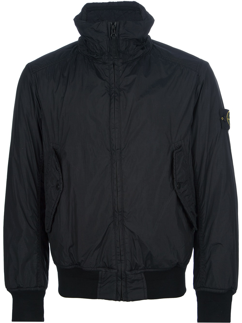 Lyst - Stone Island Bomber Jacket in Black for Men