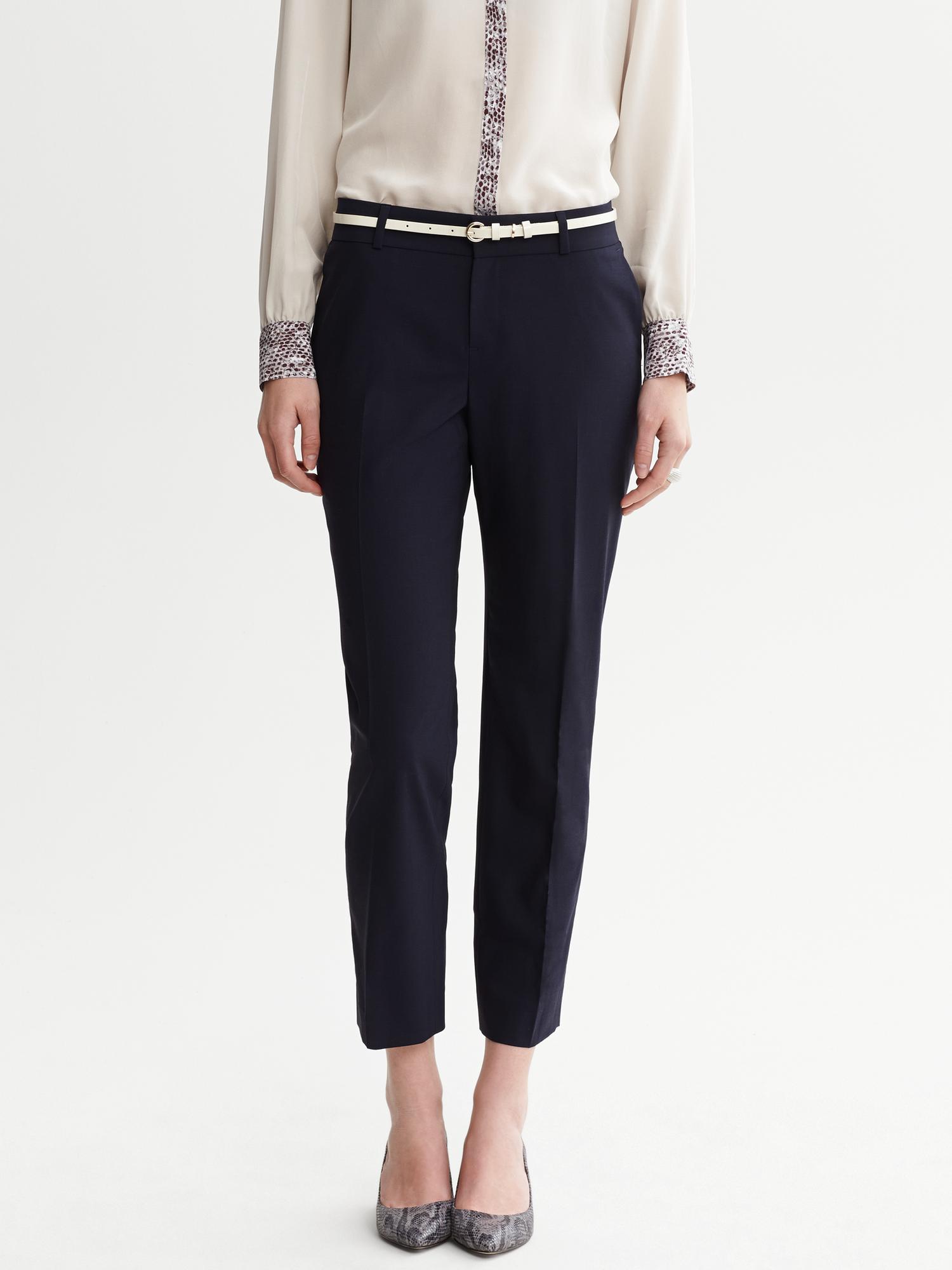 banana republic navy pants