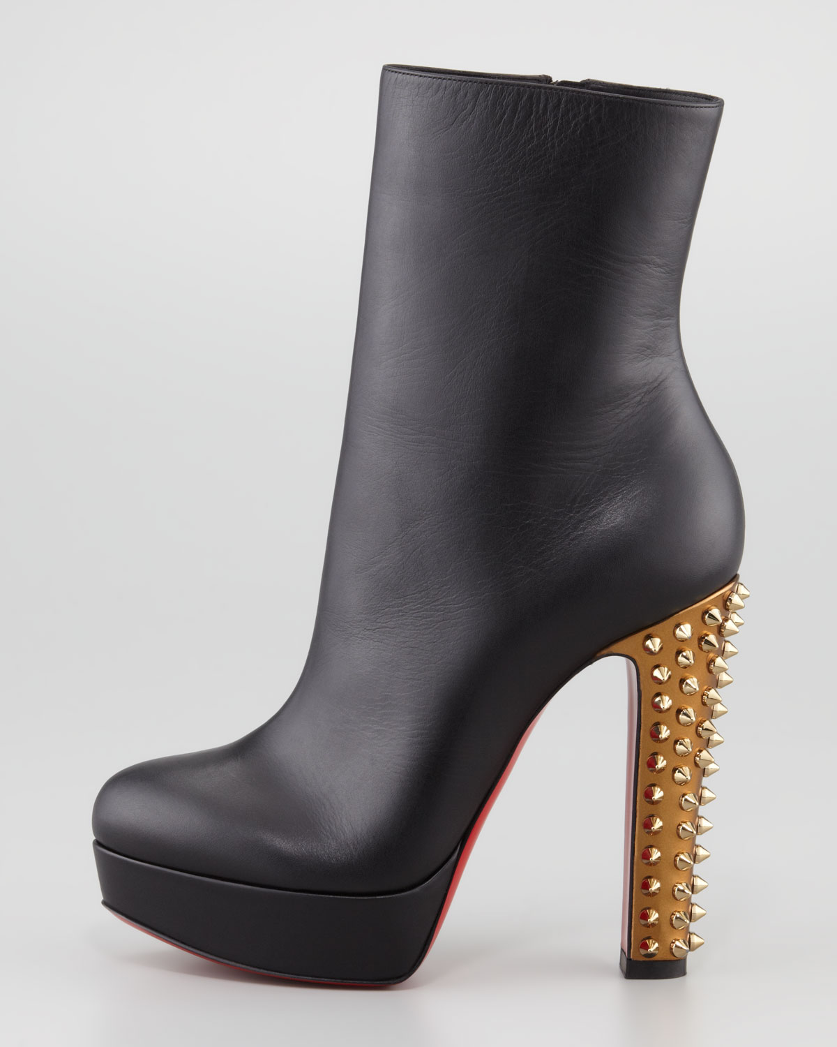 louboutin spiked booties