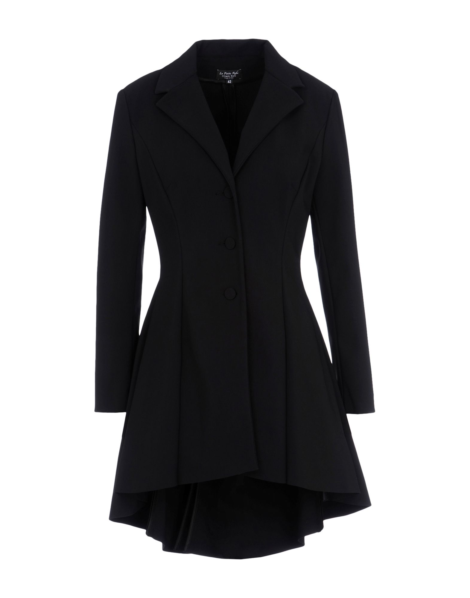 La Petite Robe Di Chiara Boni Fulllength Jacket in Black | Lyst