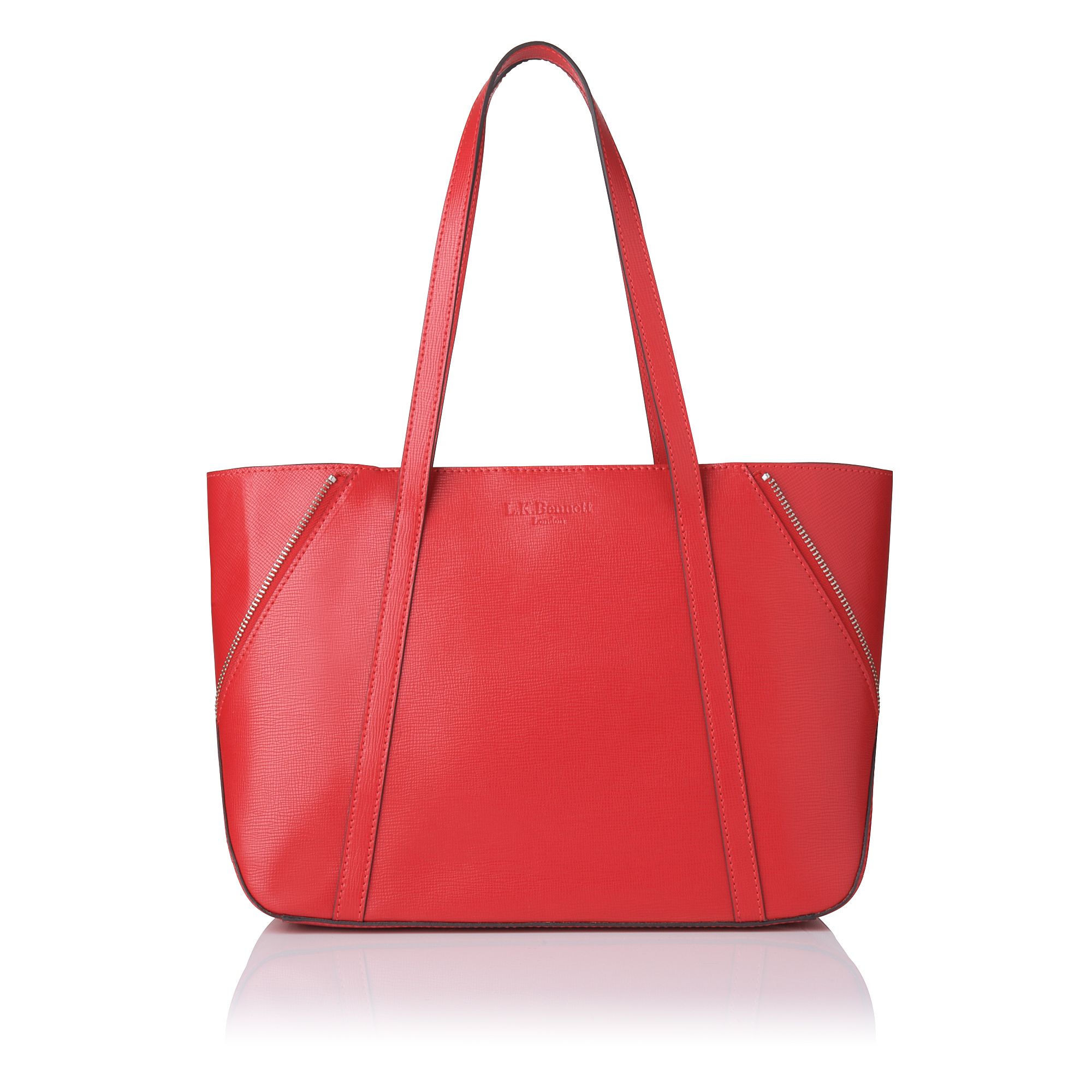 Lk Bennett Kiki Small Red Winged Tote Bag in Red | Lyst