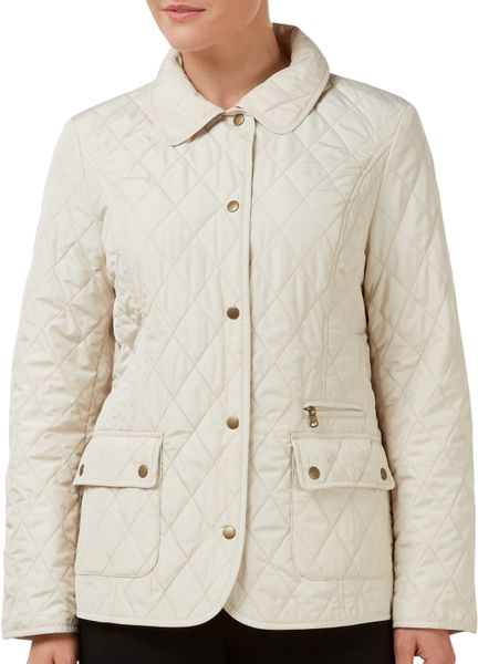 Precis Petite Quilted Jacket in Beige (Neutral) | Lyst