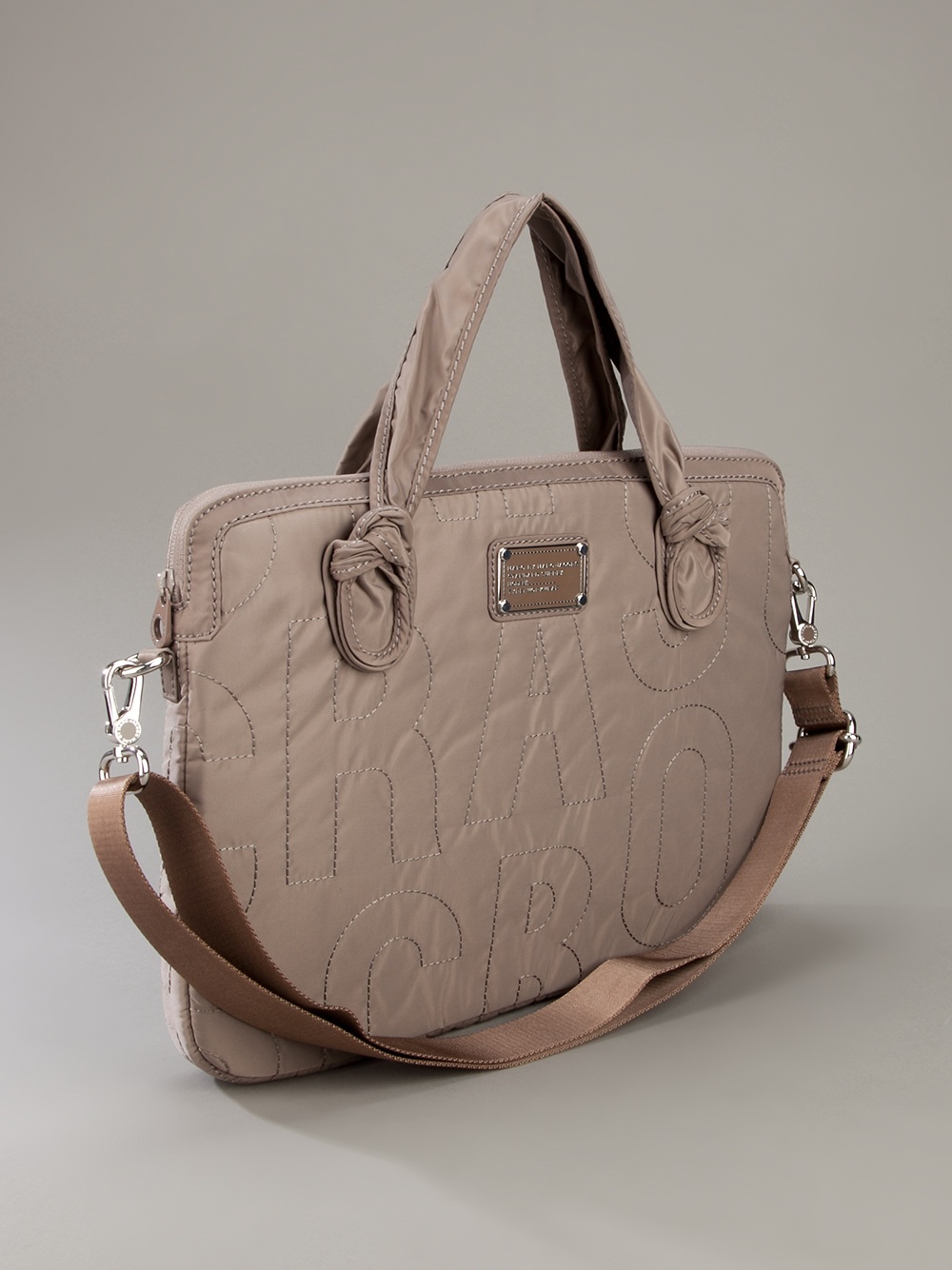 Marc by marc jacobs Designer Stitched Laptop Bag in Gray Lyst