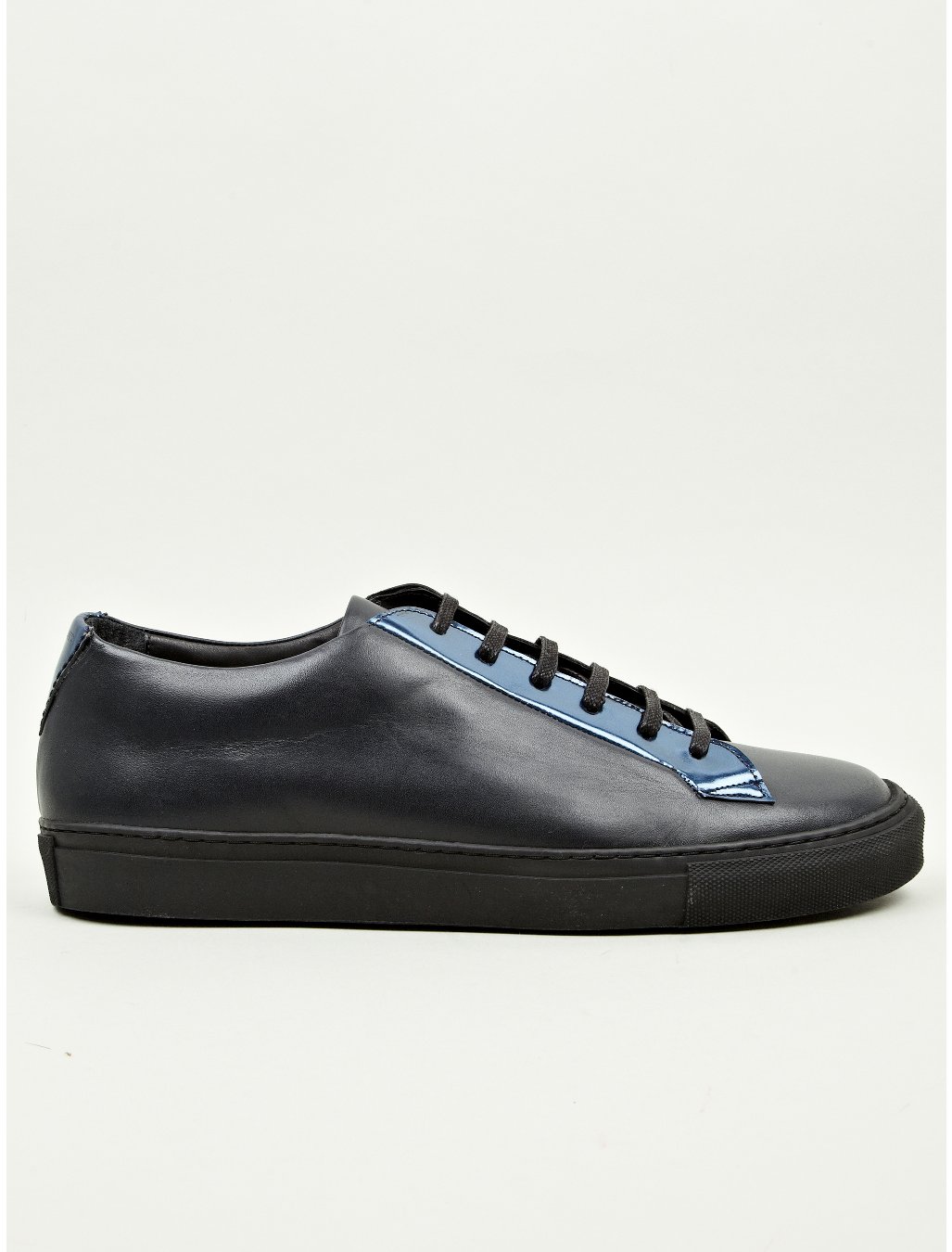 Raf Simons Mens Low Minimal Sneakers in Blue for Men (black) | Lyst