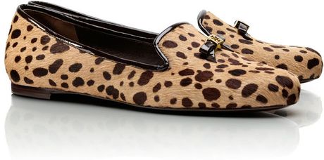 Tory Burch Hair Calf Chandra Loafer in Animal | Lyst