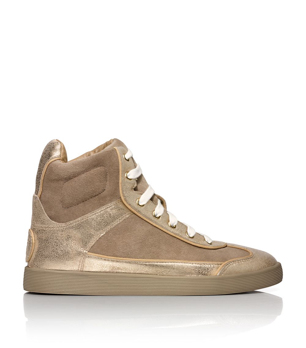 gold high top