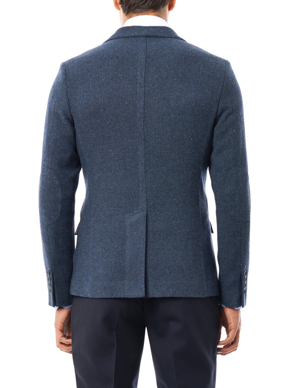 Lyst - Mr Rick Tailor 2 Button Wool Jacket in Blue for Men