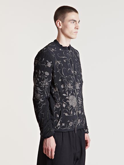 Lyst - By Walid Mens Flora Fabric Jacket in Black for Men
