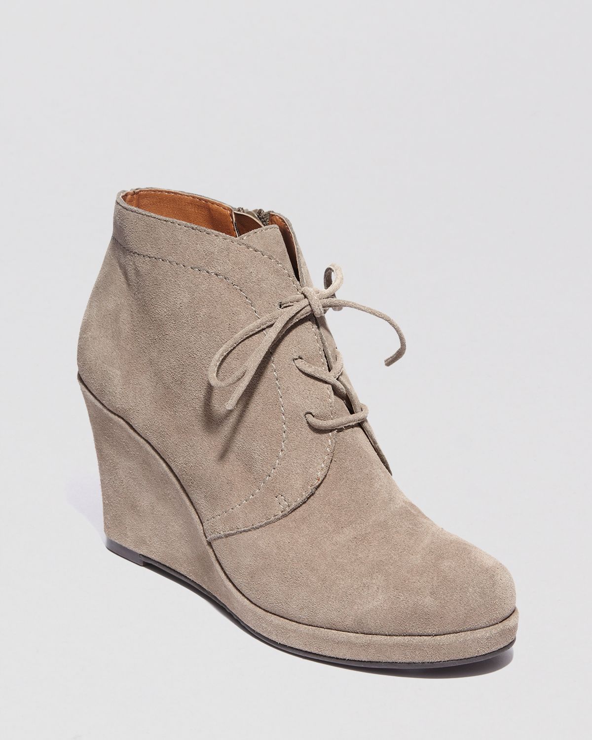 Dolce Vita Platform Lace Up Desert Booties Pace in Beige (Taupe) | Lyst