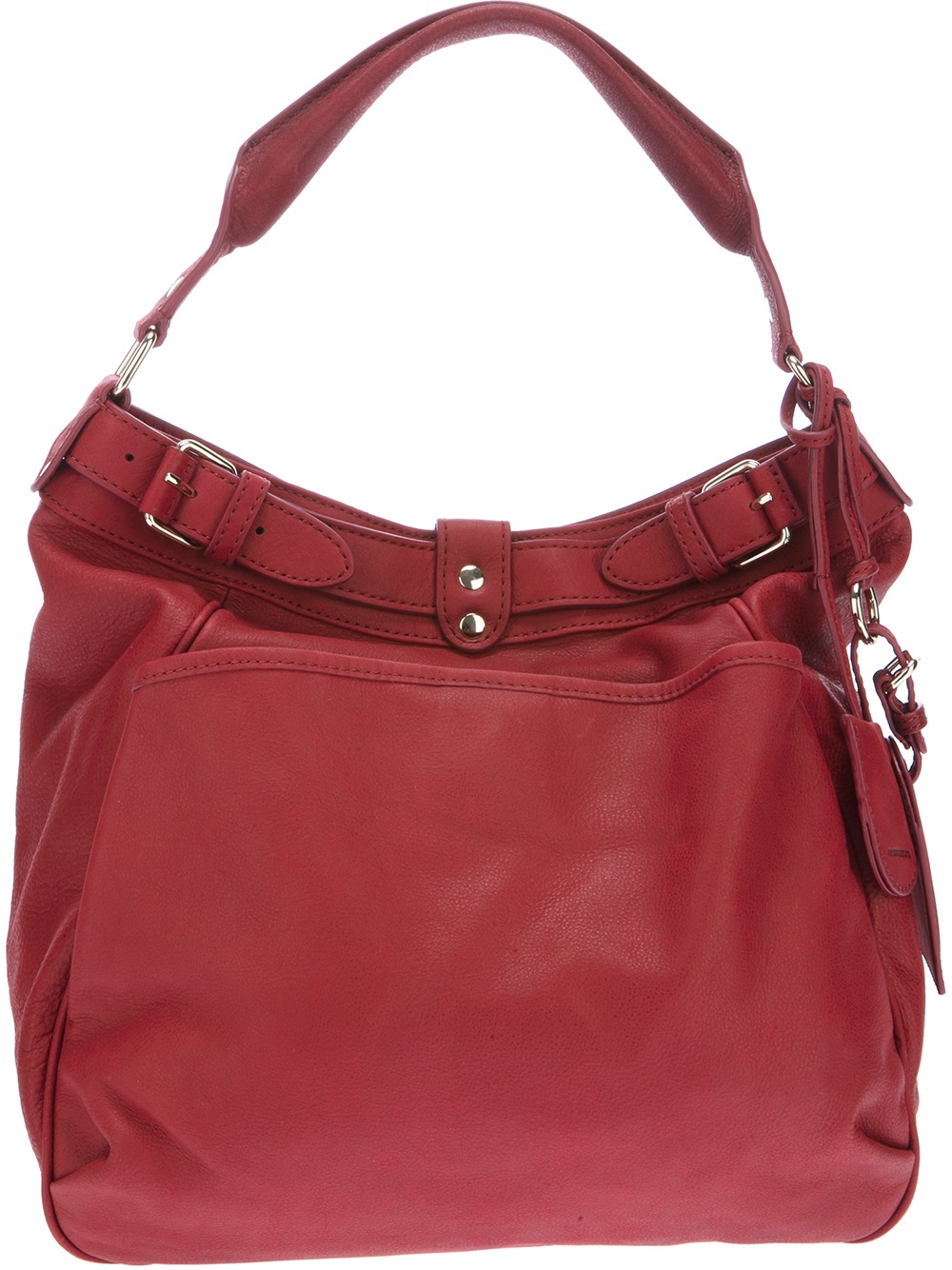 Lyst Vanessa Bruno Lune Hobo Bag in Red