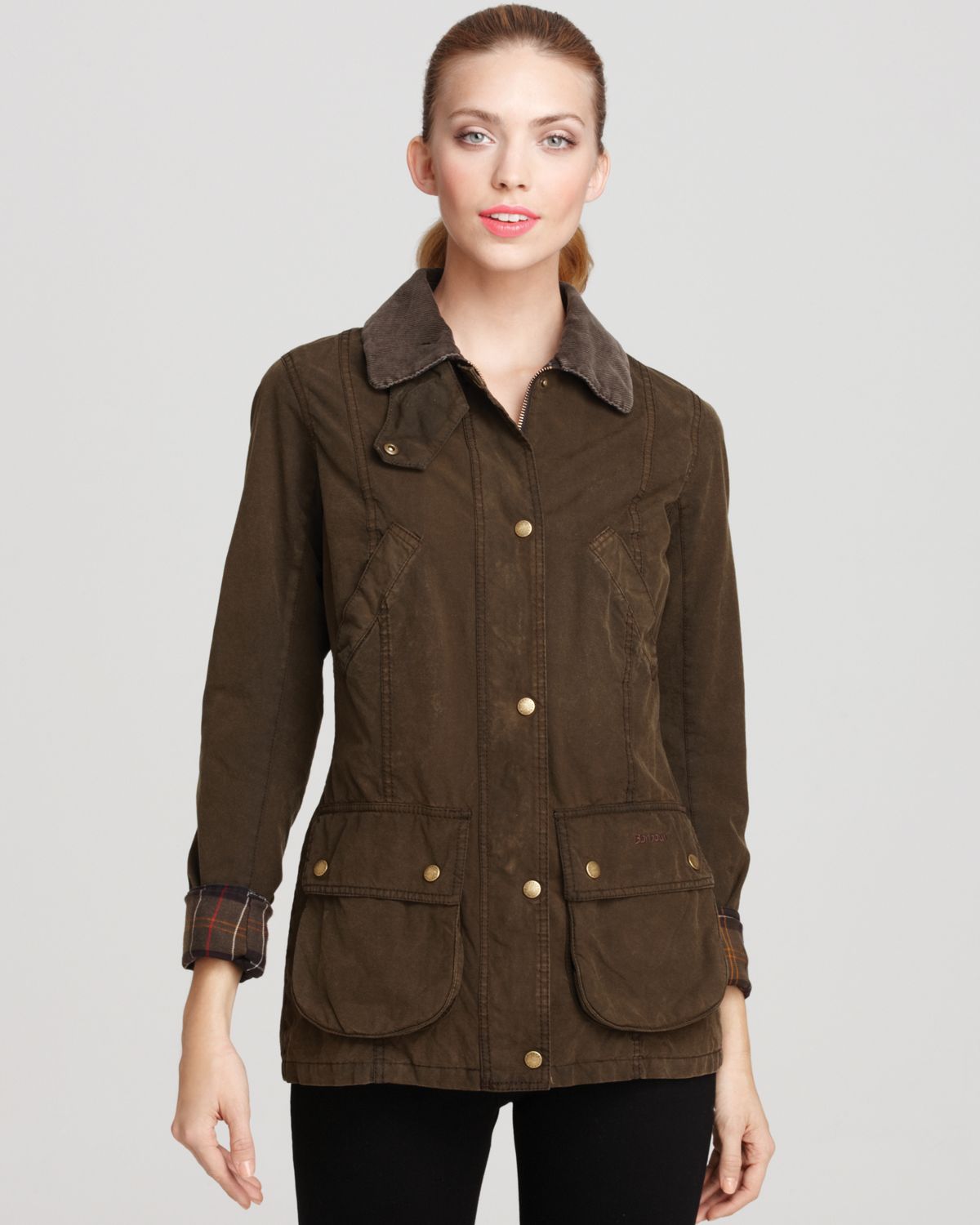 Lyst - Barbour Vintage Beadnell Jacket in Brown