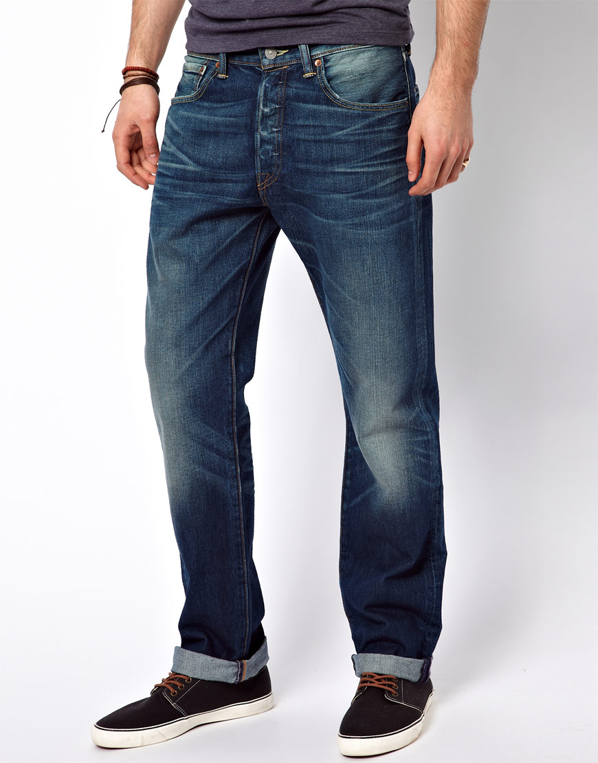 Levi's Levis Jeans 501 Straight Fit Basic Blues in Blue for Men | Lyst