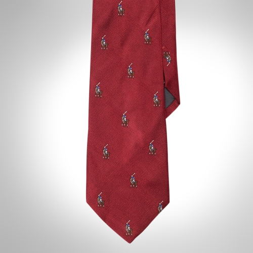 Polo ralph lauren Polo Player Tie in Red for Men | Lyst