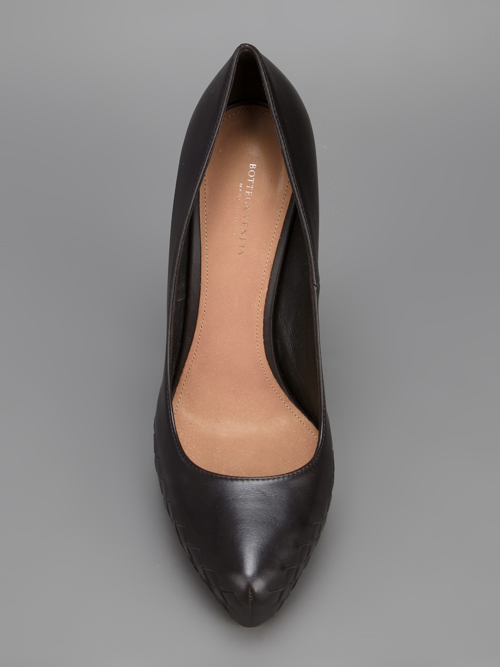 Bottega Woven Platform Pump in Black Lyst