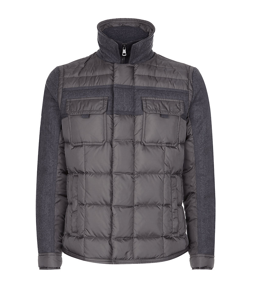 Moncler Blais Down Jacket in Gray for Men (grey) | Lyst