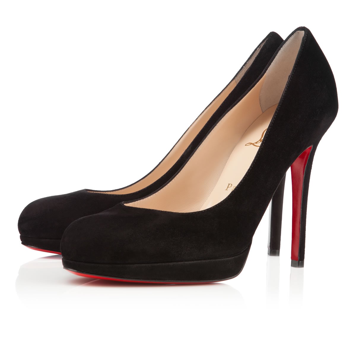 Christian louboutin New Simple Pump Suede in Black | Lyst  