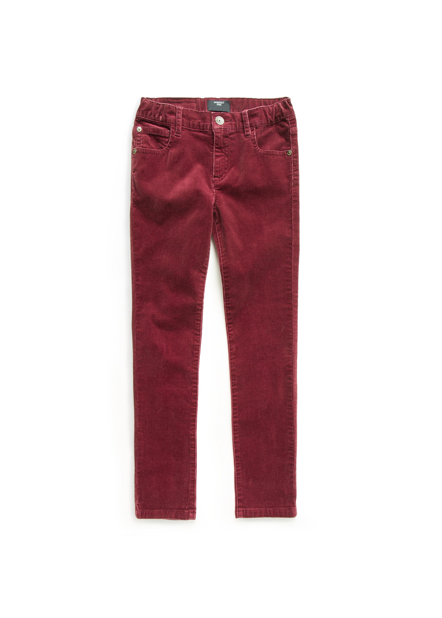 red corduroy trousers