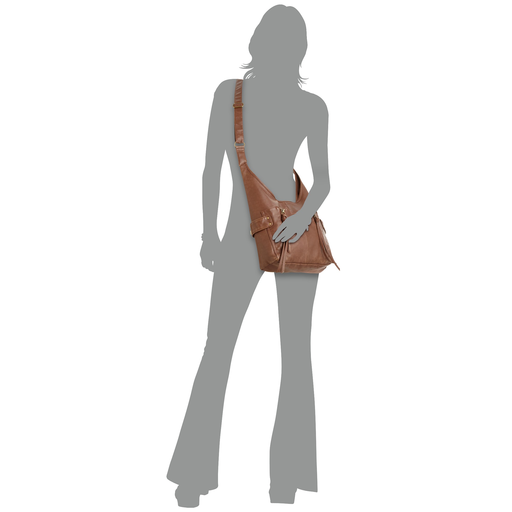 Lyst American Rag Sunny Crossbody Hobo Bag In Brown Gallery