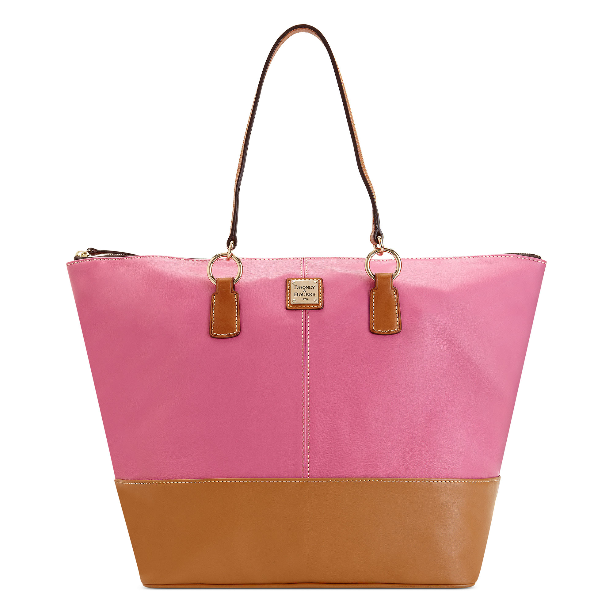 dooney and bourke pink bucket bag