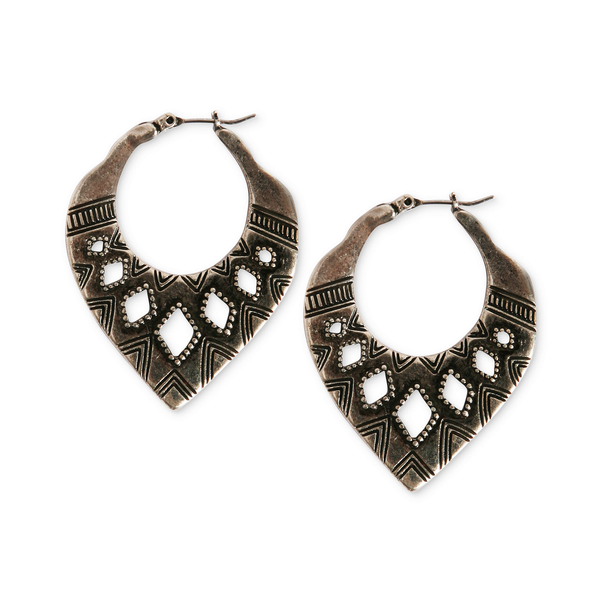 Tribal hoop earrings Clearance