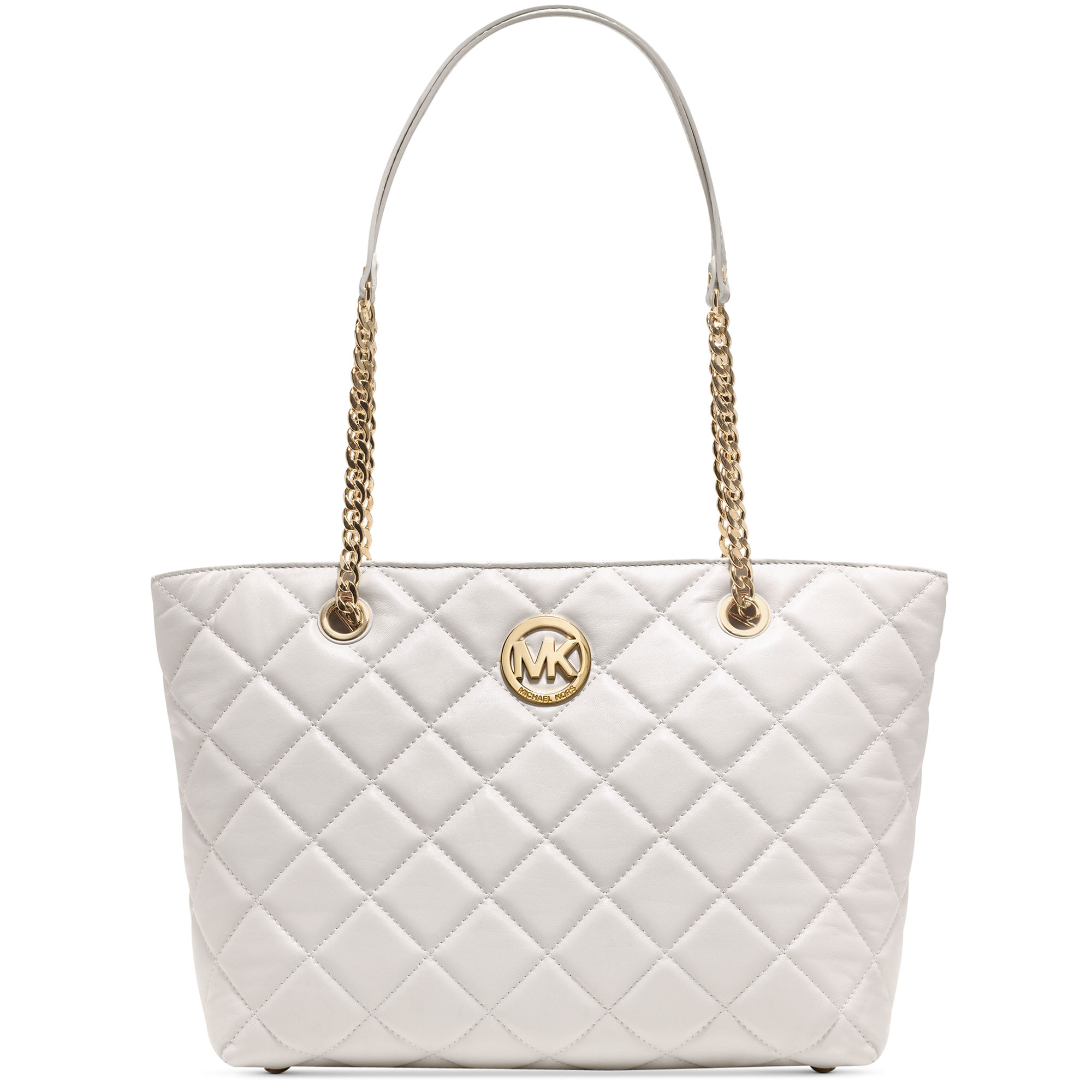 michael kors white large tote