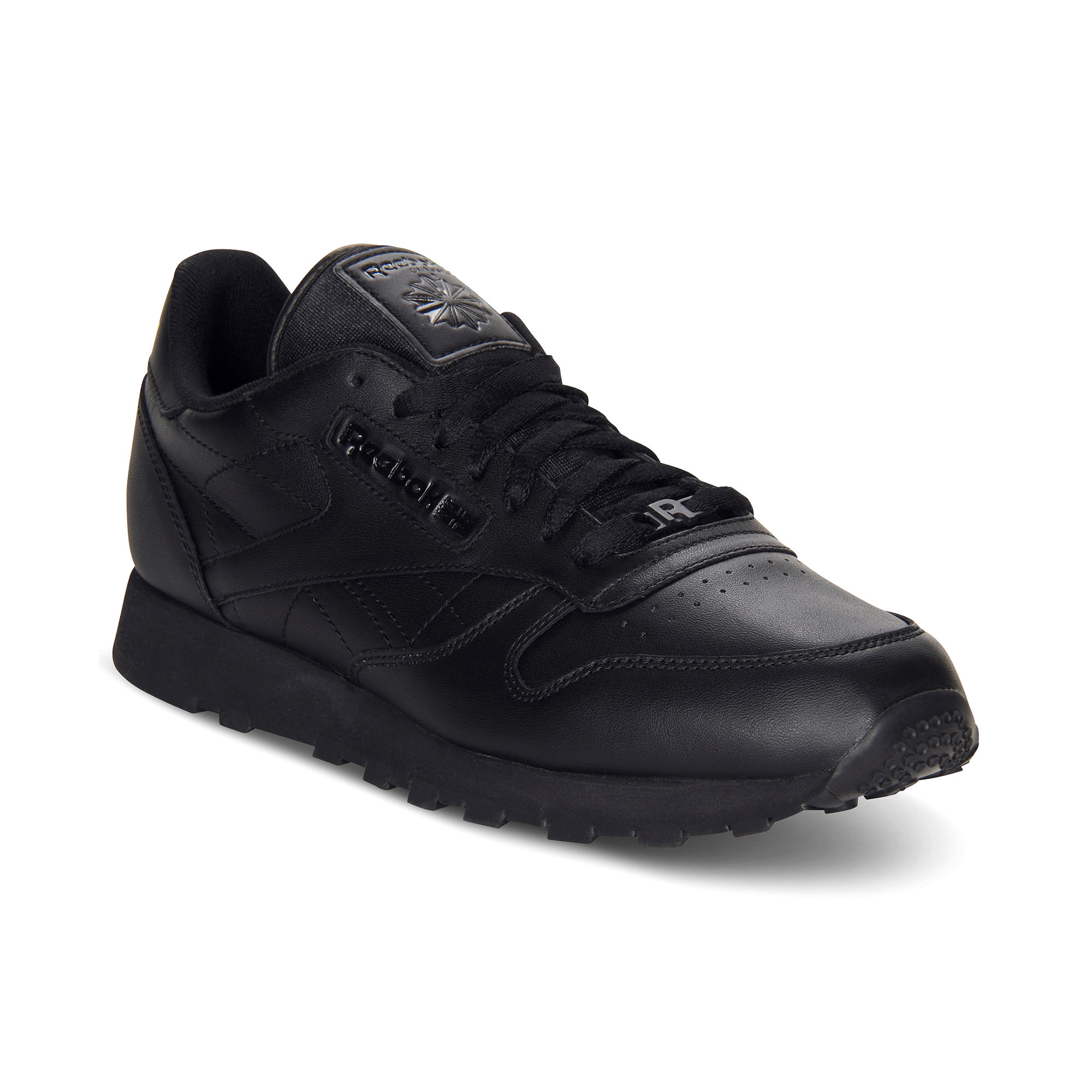 Reebok Men'S Classic Leather Casual Sneakers From Finish Line in Black ...