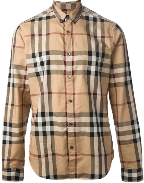 Burberry Brit Classic Check Shirt in Multicolor for Men (beige) | Lyst