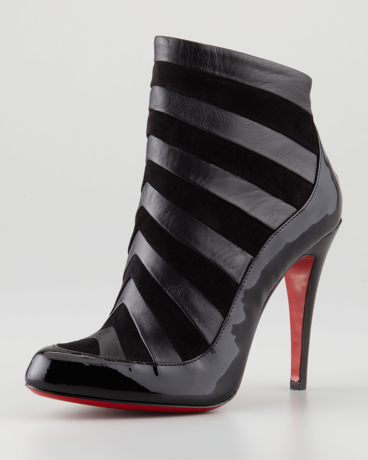 christian louboutin knockoffs - Christian louboutin Amor Patent-suede Bootie Black in Black (BLACK ...
