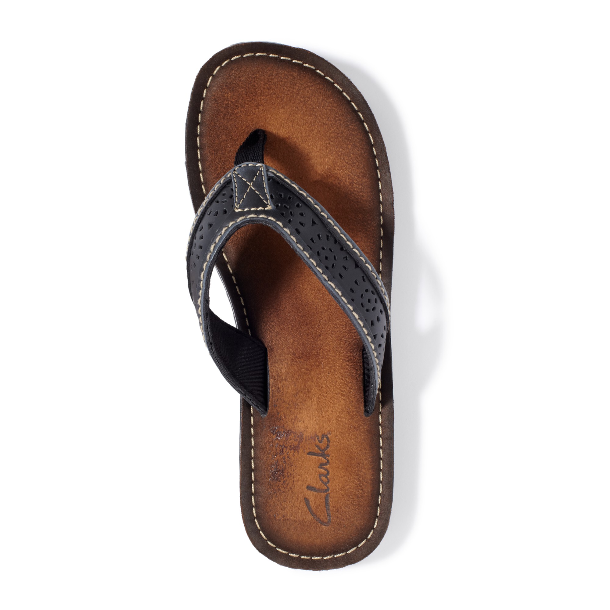 clarks flip flops