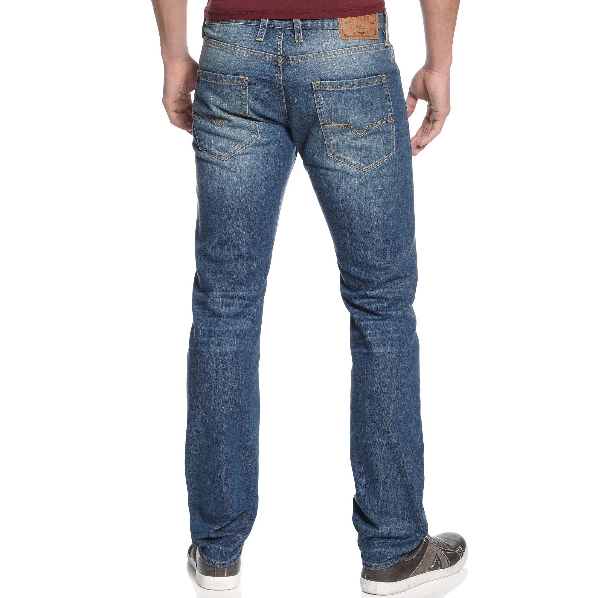 Lyst - Guess Vermont Slim Fit Jeans in Blue for Men