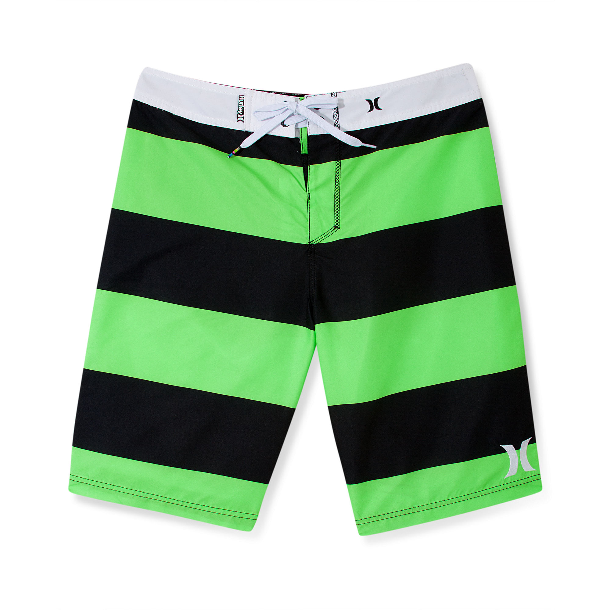 Hurley Shralp Stripe Boardshorts in Neon Green (Green) for Men Lyst