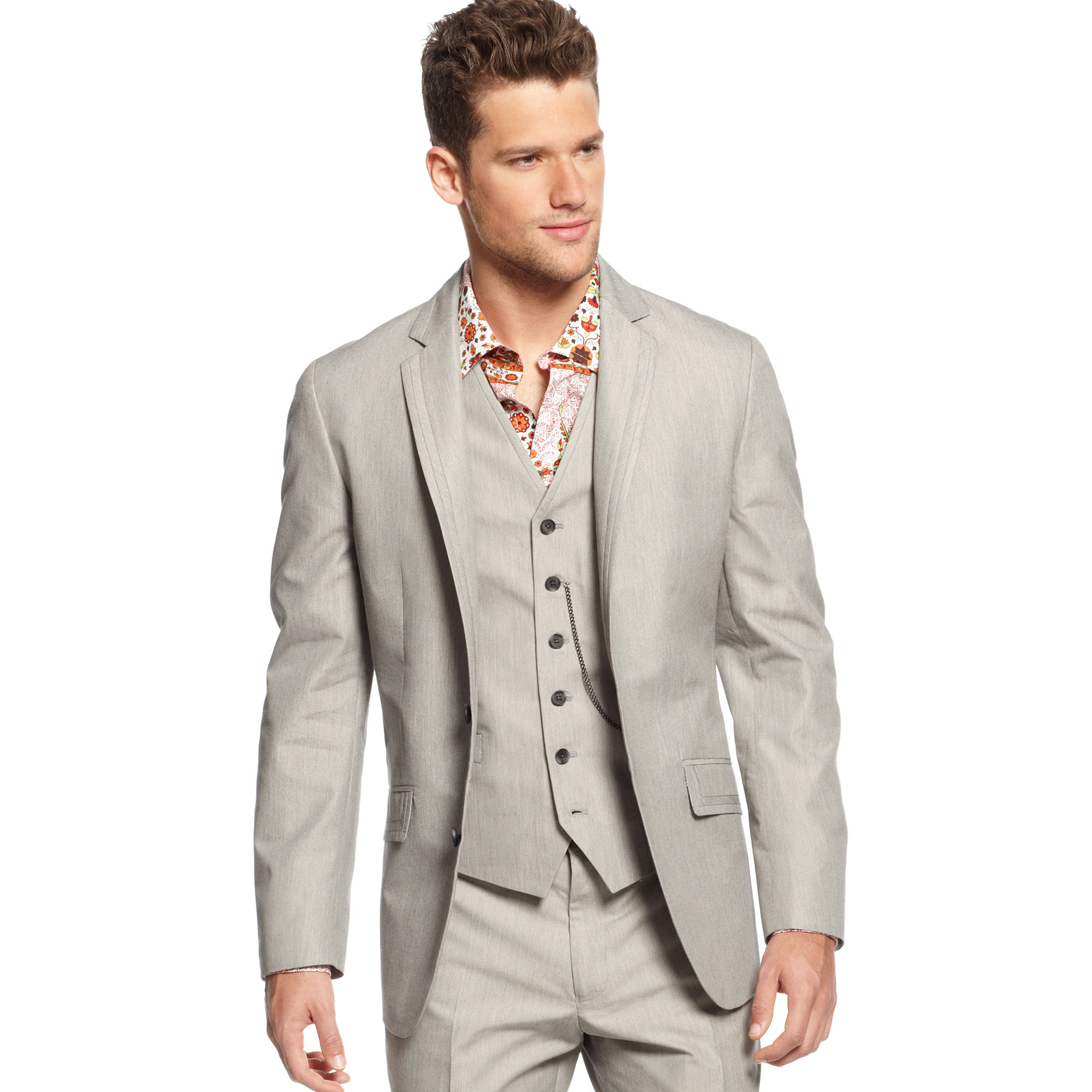 Inc International Concepts Slim Fit Roy Blazer in Gray for Men (grey ...