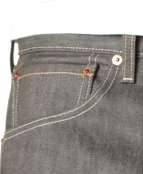 Levi's Big And Tall 501 Original Shrink-To-Fit Grey Rigid Jeans in Gray ...